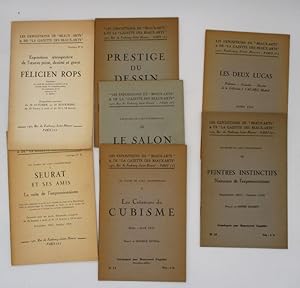 Collection de six fascicules de "Beaux-Arts"