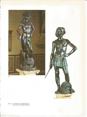 Bild des Verkufers fr LAMINA 27438: David, por Donatello y por Verrocchio zum Verkauf von EL BOLETIN