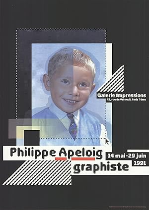 Seller image for PHILIPPE APELOIG Expo 91- Galerie Impressions, 1991 for sale by Art Wise