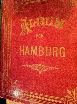 Album von Hamburg. Mit 26 schwarz-weiß Ansichten. Mit Bildunterschriften in Deutsch, Französisch ...