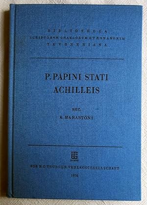 Bild des Verkufers fr P. Papini Stati Achilleis ; rec. Aldo Marastoni zum Verkauf von VersandAntiquariat Claus Sydow