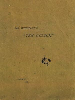 Seller image for Mr. Whistler's "Ten O'clock" for sale by GreatBookPricesUK