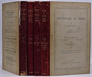 A Dictionary of Birds. Four Volumes (in the original parts)