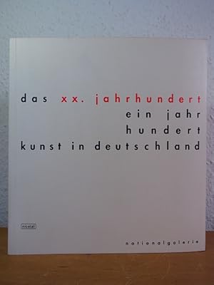 Bild des Verkufers fr Das XX. Jahrhundert. Ein Jahrhundert Kunst in Deutschland. Ausstellung "Die Gewalt der Kunst", Altes Museum, "Geist und Materie", Neue Nationalgalerie, "Collage-Montage", Hamburger Bahnhof, Berlin, 04. September 1999 - 09. Januar 2000 zum Verkauf von Antiquariat Weber