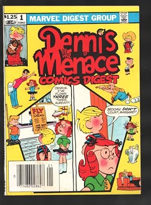 Dennis The Menace Comics Digest #1 1982-1st issue-Hank Ketchum cover art-Digest format-File copy-NM