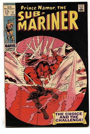 SUB-MARINER #11 1969- Captain Barracuda comic book FN+