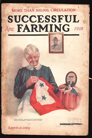 Bild des Verkufers fr Successful Farming 4/1918-American Flag cover-WWI era issue-Automobile & fashion ads & more-100+ years old-G zum Verkauf von DTA Collectibles