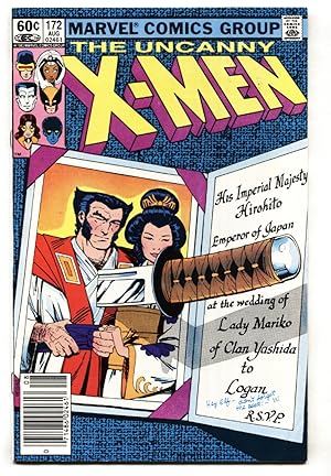 X-MEN #172 1983-MARVEL-GREAT ISSUE VF/NM