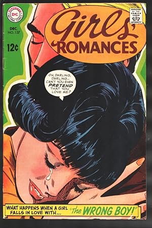 Imagen del vendedor de Girls' Romances #137 1968-DC-Close-up crying woman cover-'I Confess'-VG+ a la venta por DTA Collectibles