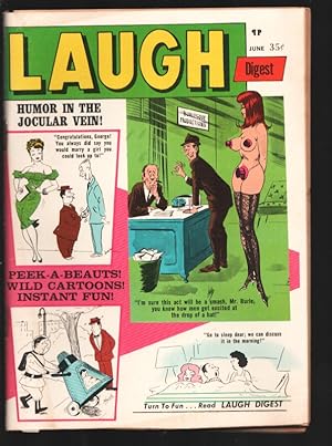 Seller image for Laugh Digest 6/1970-Spicy jokes-gags-cartoons-cheesecake-Bill Ward-Dan DeCarlo-Bill Wenzel-Spanking panels-FN- for sale by DTA Collectibles