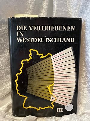 Image du vendeur pour Die Vertriebenen in Westdeutschland. Ihre Eingliederung und ihr Einfluss auf Gesellschaft, Wirtschaft, Politik und Geistesleben. Herausgegeben in Verbindung mit Max Hildebert Boehm, Karl Heinz Gehrmann, Alfred Karasek-Langer. 3 Bde. mis en vente par Antiquariat Jochen Mohr -Books and Mohr-