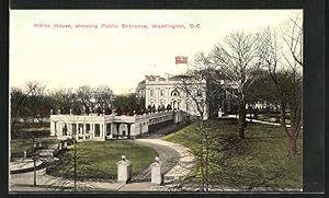 Seller image for Postcard Washington D.C., Public Entrance of the White House for sale by Bartko-Reher
