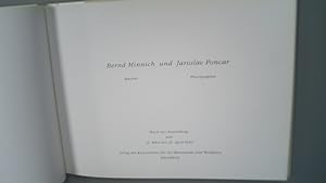 Seller image for Bernd Minnich und Jaroslav Poncar. Malerei, Photographie ; . Ausst.vom 13.Mrz bis 25.April 1993. for sale by Antiquariat Bookfarm