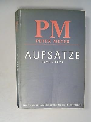 Imagen del vendedor de Aufstze 1921-1974. a la venta por Antiquariat Bookfarm