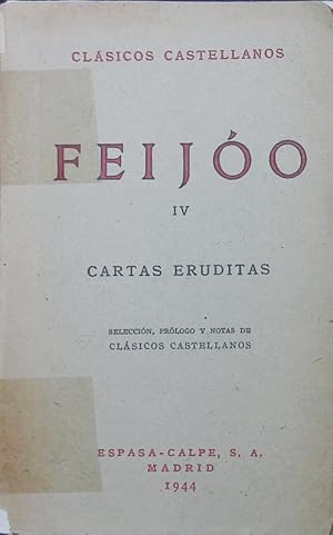 Seller image for Cartas eruditas. for sale by Antiquariat Bookfarm