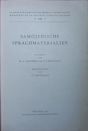 Bild des Verkufers fr Samojedische Sprachmaterialien. zum Verkauf von Antiquariat Bookfarm