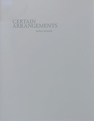 Imagen del vendedor de Certain Arrangements. a la venta por Antiquariat Bookfarm