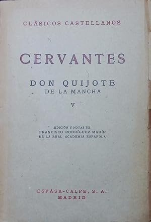 Bild des Verkufers fr El ingenioso hidalgo Don Quijote de la Mancha, 5. zum Verkauf von Antiquariat Bookfarm