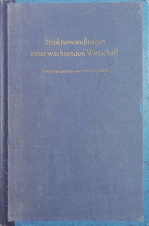 Imagen del vendedor de Strukturwandlungen einer wachsenden Wirtschaft, 2. a la venta por Antiquariat Bookfarm