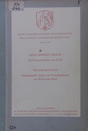 Seller image for Die Elementarteilchen der Physik. for sale by Antiquariat Bookfarm