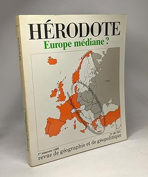 Revue Hérodote : numéro 48 -- Europe médiane? -- 1988 revue de géographie et de géopolitique