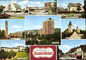 Imagen del vendedor de Ansichtskarte / Postkarte Eberstadt Darmstadt in Hessen, Sdstadt, Christuskirche, Heidelberger Landstrae, Nordwest-Stadt a la venta por akpool GmbH