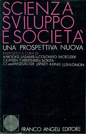 Bild des Verkufers fr Scienza sviluppo e societ zum Verkauf von Studio Bibliografico Marini