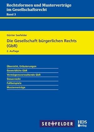 Imagen del vendedor de Die Gesellschaft brgerlichen Rechts (GbR) a la venta por Rheinberg-Buch Andreas Meier eK