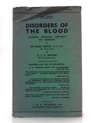 Seller image for Disorders of the Blood: Diagnosis, Pathology, Treatment and Technique for sale by World of Rare Books