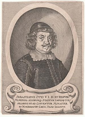 Bild des Verk�ufers f�r Sabastianus Otto . Kupferstich-Portr�t. zum Verkauf von Antiquariat Dennis R. Plummer