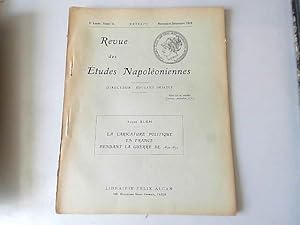 Bild des Verkufers fr Revue des etudes Napoloniennes 8e anne - Tome II Novembre-Dcembre 1919 zum Verkauf von JLG_livres anciens et modernes