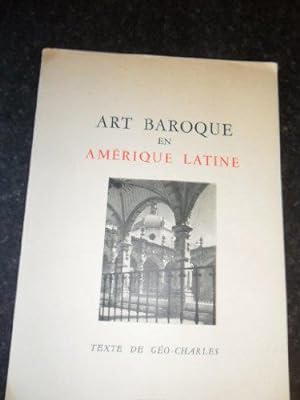 Image du vendeur pour Art Baroque En Amerique Latine mis en vente par JLG_livres anciens et modernes