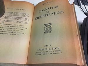 Bild des Verkufers fr Connaitre et vivre le christianisme zum Verkauf von JLG_livres anciens et modernes