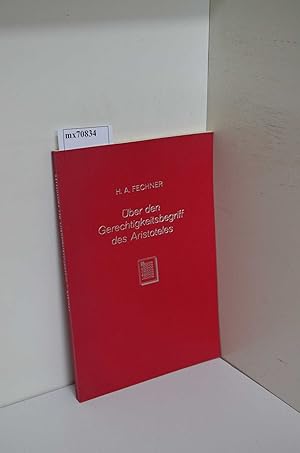 Seller image for ber den Gerechtigkeitsbegriff des Aristoteles. Ein Beitrag zur Geschichte der alten Philosophie for sale by ralfs-buecherkiste