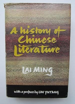 Seller image for A History of Chinese Literature for sale by K Books Ltd ABA ILAB