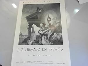 Bild des Verkufers fr J. B. Tiepolo en Espaa zum Verkauf von JLG_livres anciens et modernes