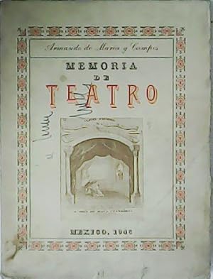 Imagen del vendedor de Memoria de Teatro. Crnicas (1943-1945). a la venta por Librera y Editorial Renacimiento, S.A.