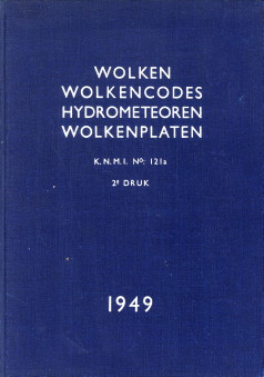 Wolken, wolkencodes, hydrometeoren. wollkenplaten, bewerkt naar de Internationale Wolkenatlas van...