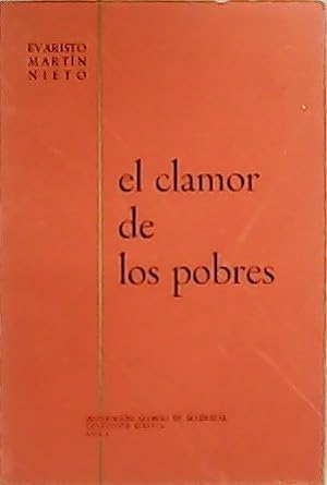 Imagen del vendedor de El clamor de los pobres. a la venta por Librería y Editorial Renacimiento, S.A.