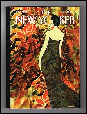 The New Yorker - September 25, 2017. Gayle Kabaker Cover, 'Falling Beauty'; Iris van Herpen's Fas...