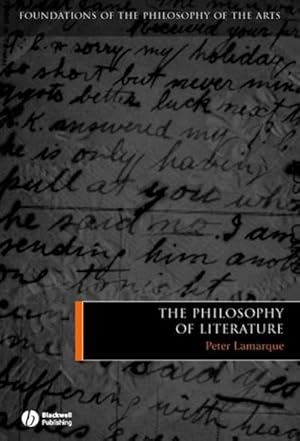 Bild des Verk�ufers f�r The Philosophy of Literature zum Verkauf von AHA-BUCH GmbH