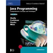 Seller image for Java Programming Comprehensive Concepts and Techniques for sale by eCampus
