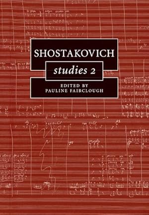 Bild des Verkufers fr Shostakovich Studies 2 zum Verkauf von AHA-BUCH GmbH