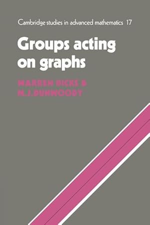 Image du vendeur pour Groups Acting on Graphs mis en vente par AHA-BUCH GmbH