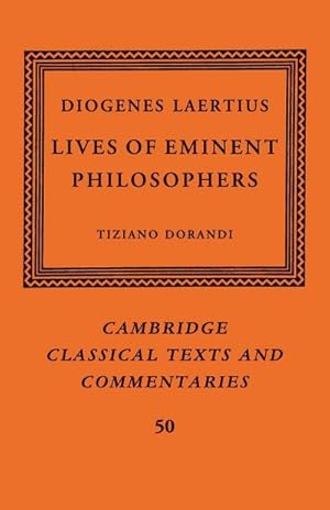 Imagen del vendedor de Diogenes Laertius : Lives of Eminent Philosophers a la venta por AHA-BUCH GmbH