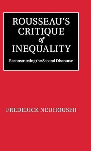 Bild des Verkufers fr Rousseau's Critique of Inequality zum Verkauf von AHA-BUCH GmbH
