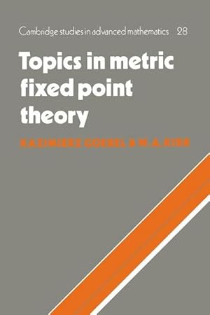 Bild des Verkufers fr Topics in Metric Fixed Point Theory zum Verkauf von AHA-BUCH GmbH