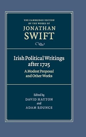 Seller image for Irish Political Writings after 1725 for sale by AHA-BUCH GmbH