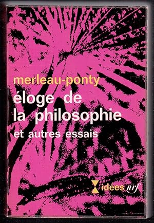 Immagine del venditore per Eloge de la philosophie et autres essais venduto da LibrairieLaLettre2
