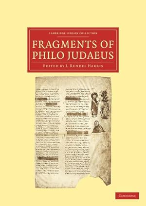Bild des Verkufers fr Fragments of Philo Judaeus zum Verkauf von AHA-BUCH GmbH